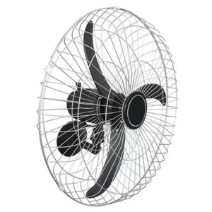 Ventilador de Parede 67 cm Q670P Grade Metálica Branco Bivolt